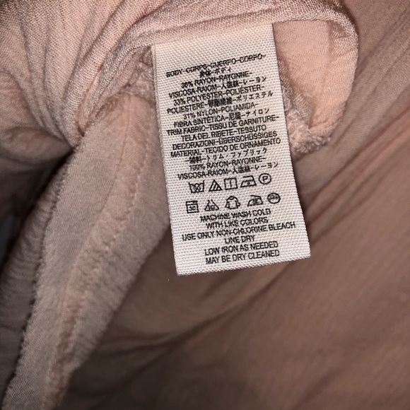 Free People Blush Lace Mini Dress - Picture 5 of 5